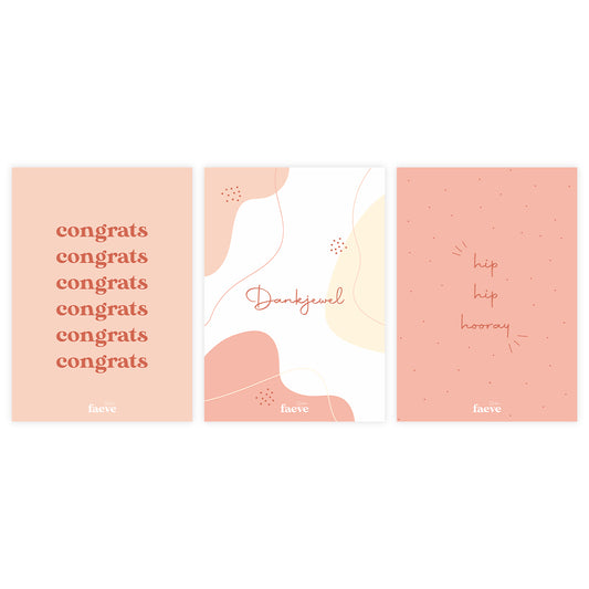 Card Set Graphic Pink