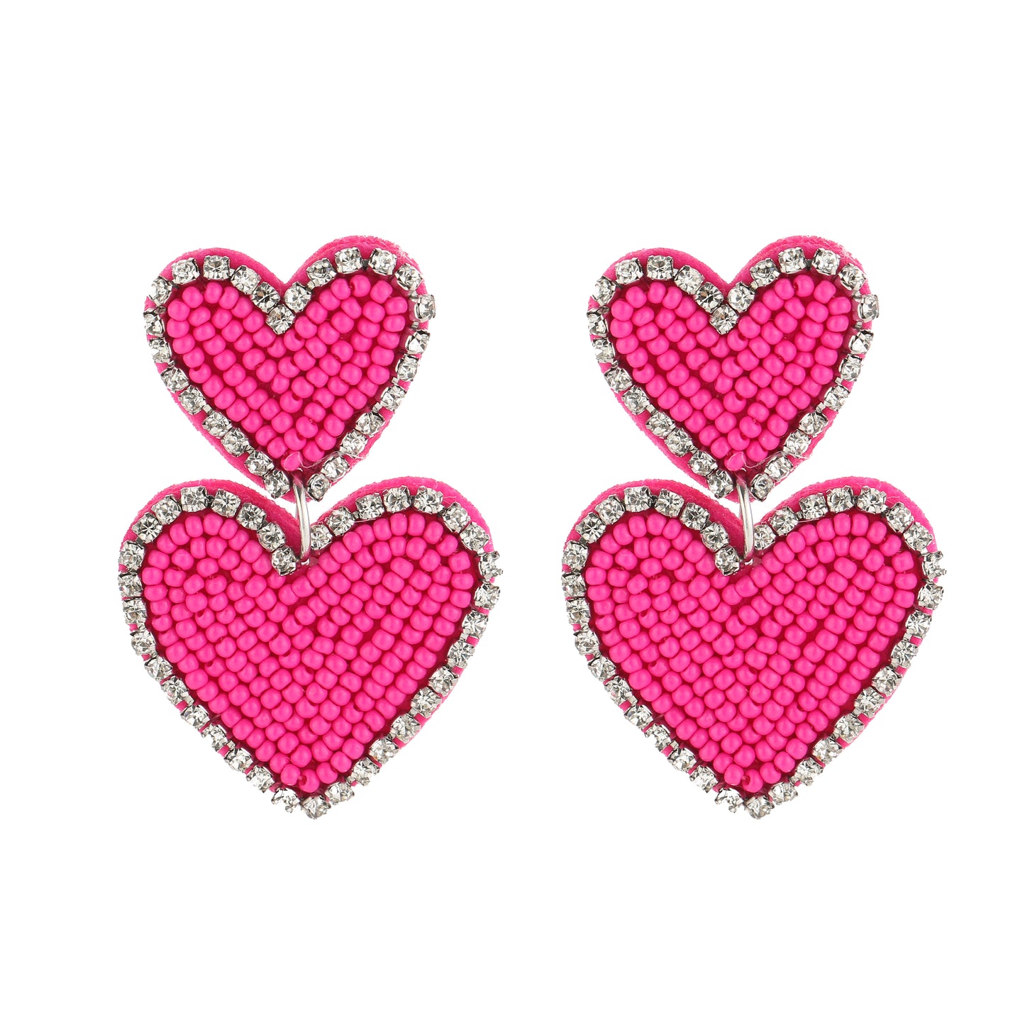 LOVE Beads Earrings - Roze